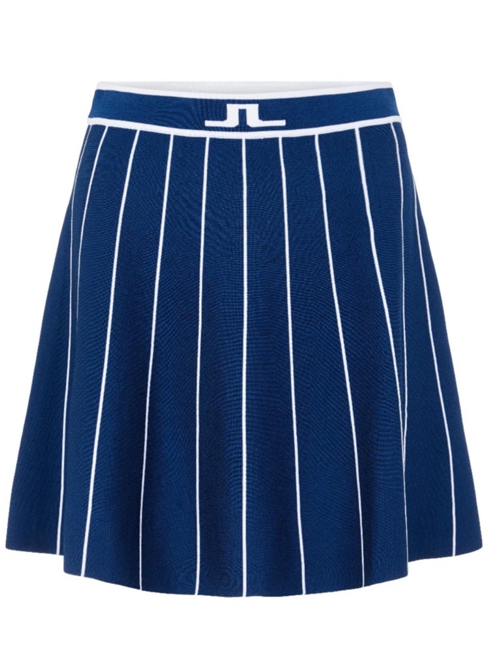 J. Lindeberg Pleated Nautical Navy Knit Skirt - Picture 3 of 8